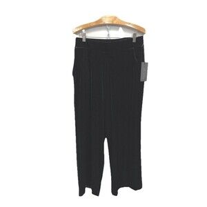 Rachel Zoe Black Velvet High Rise Wide Leg Pull On Pants New Women’s Size M